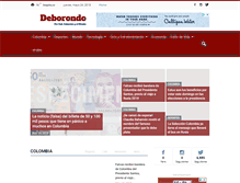 Tablet Screenshot of deborondo.com